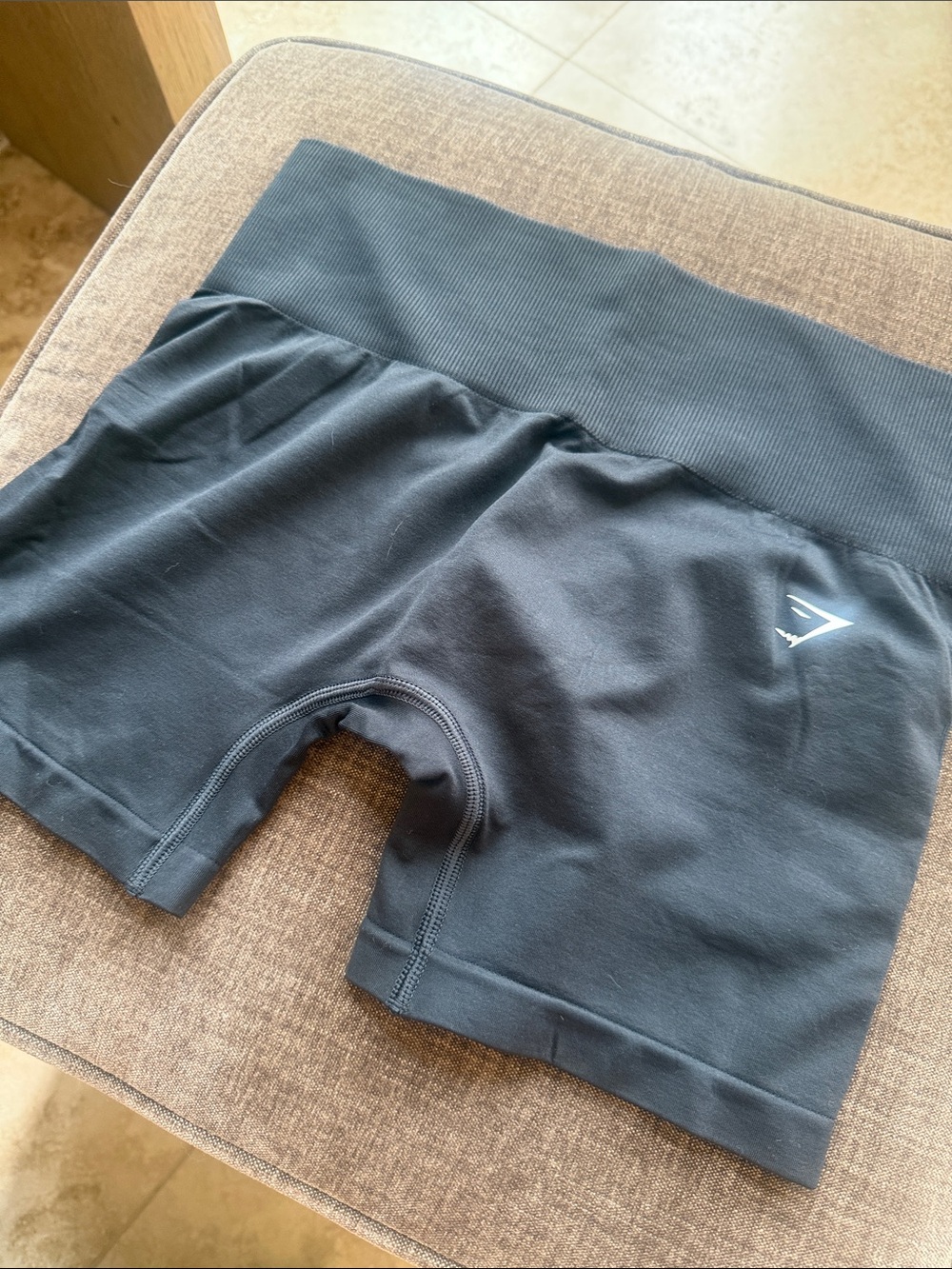 Gymshark Black Seamless High-Waist Bike Shorts